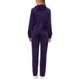 thumbnail image 5 of KingShop Velour Tracksuits for Women Long Sleeve Zipper Hoodie Jacket Long Pants 2 Piece Velvet Lounge Sets, 5 of 7