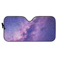 thumbnail image 2 of FOR U DESIGNS Galaxy Windshield Sun Shade Anti Slip Sun Shade for Car Window Automative Windshield Shades for SUV Van Truck Accessories Glare Max UV Rays, Purple, 2 of 5