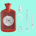 thumbnail image 3 of 2L Enema Kit with Reusable Tips, Long Hose Enema Bag Controlled Water Flow for Colon Detox & Cleanse, 3 of 5