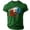 Dark Green, variant on Men's 250th America Anniversary Shirt Casual America Flag Print Short Sleeves Crew Neck Tee Tops Memorial Day Veteran T-Shirts