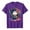 Purple, variant on KHONTS Baseball Design Sprinkles Baseball Player T-Shirt Summer Short Sleeve Tops,Size 2-13 Years White 160