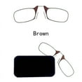 thumbnail image 2 of Legless Clamp Nose Reading Glasses With Ultra-thin Glasses Case, 2 of 5