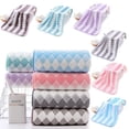 thumbnail image 5 of Soft Coral Velvet Absorbent Quick-Drying Face Towel Face Wash Washing Towels Handkerchief Beach Cloth Hand Towel Set PURPLE, 5 of 8