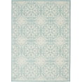 thumbnail image 2 of Nourison Bliss Modern Floral Ivory/Green 5'3" x 7'3" Area Rug, (5' x 7'), 2 of 6