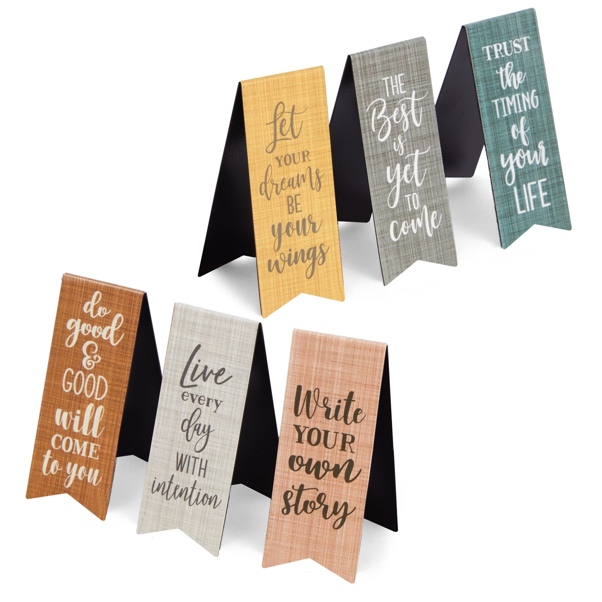 12 Pack Magnetic Bookmarks for Women - Inspirational Book Markers