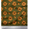 thumbnail image 1 of Soimoi Poly Georgette Fabric Fox Kids Fabric Prints by Yard 52 Inch Wide, 1 of 3