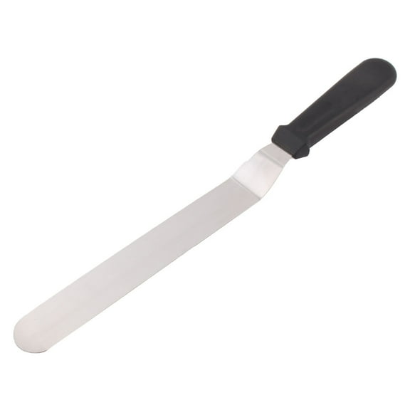 Uxcell Bakery Plastic Handgrip Cream Butter Baking Tool Cake Spatula Black 36cm Length