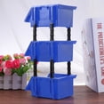 thumbnail image 3 of 3 in 1 DIY Thickened Plastic Containers Component Storage Boxes Mini Tool Boxes - 150x110x74mm (Blue), 3 of 10