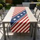 thumbnail image 5 of Anniversary Of Independence Day Table Runner Star-Printed -Style Linen Table Runner, 5 of 6
