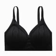 thumbnail image 1 of DPTALR Women's Seamless Backless Bra With Gathered Straps No Steel Rings Three Buckles Adjustable Breasts Fixed Cups And Suspender Straps, 1 of 2
