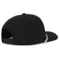 thumbnail image 4 of Outdoor Cap OC558 Recycled Solid Back w/Cord Cap-Black-White-Cord, 4 of 8
