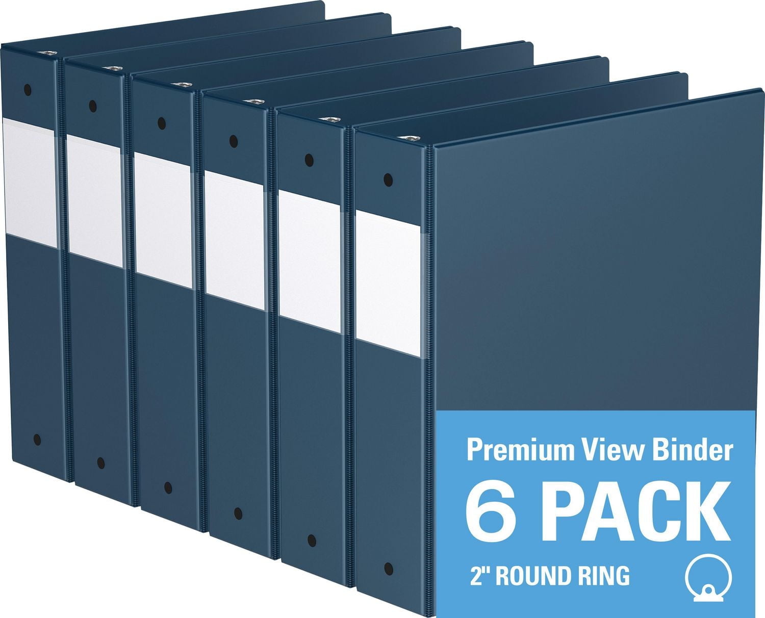 Davis Group, Premium Economy, Round Ring, Binder, 6 Pack