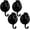 Black, variant on Heavy Duty Vacuum Suction Cup Hooks, Lake Blue Plated Polished Super Suction for Kitchen Bathroom, 1 Pack