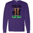 thumbnail image 3 of Inktastic Nana Elf Christmas Long Sleeve T-Shirt, 3 of 5