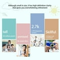 thumbnail image 6 of DG00 48 MegaPixel Student Digital Camera 2.4 Inch HD Child Student Portable SLR Camera 16X Digital Zoom Electronic Antishake Face Recognitions And Beauty Photography, 6 of 6