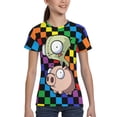 thumbnail image 4 of Invader Zim Kids T-Shirt 3d Printed Graphic T-Shirts Boys And Girls Short Sleeve Shirts For Youth Kids X-Small, 4 of 7