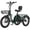 Dark Green, variant on MOONCOOL TK2 Folding Electric Tricycle for Adults , 20x3.0" Fat Tire Etrike w/ Reverse, 48V 15Ah Battery, Peak 1000W Motor, 60-Mile,15.5 MPH