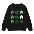 thumbnail image 4 of MuXiKeJi Clothes Unisex Kids St. Patrick's Tie Dye Irish Clover Long Sleeve Shirt Shamrock Green Sweatshirt 4-12 Years, 4 of 4