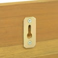 thumbnail image 5 of vidaXL Wall Shelves 2 pcs 43.3"x3.9"x3.9" Solid Wood Teak, 5 of 6