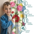 thumbnail image 3 of Pioneer Flower Floral Print Pattern Teens Curtains,Teens Insulated Curtains Set Of 2,Bedroom Essentials,Toddler Room Decor 52"x84", 3 of 5