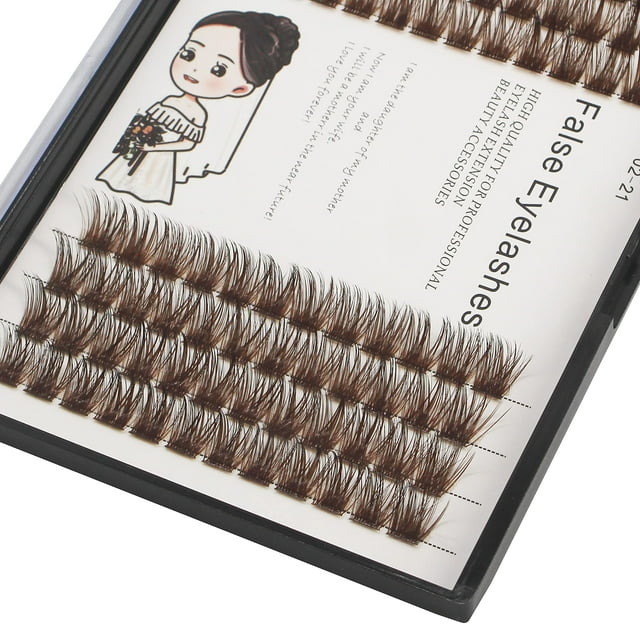 Extensiones de Pestañas Bodermincer 84 Racimos Rizo D Volumen