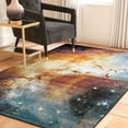 thumbnail image 3 of Safavieh Galaxy Kalden Geometric Area Rug, Orange/Multi, 5'3" x 7'6", 3 of 9