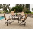 thumbnail image 3 of Hanover Manor 5-Piece Outdoor High-Dining Bar Set, 3 of 9