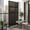 Black, variant on AwayHome Outdoor Privacy Screen 72" Metal Fence Panel, Freestanding Wind Resistant, Patio Balcony Divider, Matte Teak