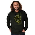 thumbnail image 5 of Trippy Melting Dripping Happy Face Hoodie Sweatshirt Women Men Brisco Brands S, 5 of 6