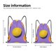 thumbnail image 2 of Fotbe Yellow Lemon And Orange Bolsa Mochila con Cordón Estampada, Bolsa de Gimnasio Deportiva, Bolsa Cinch, Bolsa con Cordón para Hombres y Mujeres-Small, 2 of 6