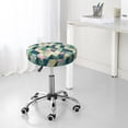 thumbnail image 4 of Uemuo Flamingo Pattern Round Bar Stool Seat Covers Washable Stool Cushion Slipcover Elastic Bar Chair Covers-13 inch, 4 of 7