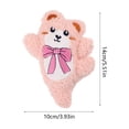 thumbnail image 3 of Catnip Plush Bear Toy for Cats and Small Dogs – Soft Stuffed Animal with Squeaker, Chew and Teething Toy, Interactive Play for Boredom and Anxiety Relief, Machine Washable Pet Toy, 3 of 6