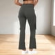thumbnail image 5 of Pincandy Women's Solid Color High Waist Flared Yoga Pants - with Pockets, Casual Fit for Yoga & Daily Wear, 5 of 7