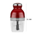 thumbnail image 4 of Food Processor Small, Mini Food Processor, Multifunctional Juicer Mini Food Processor Juicer Portable Stainless Steel Meat Grinder Multifunctional Food Processors with Meat Grinder, 4 of 5
