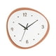 thumbnail image 5 of Reloj de pared silencioso con números fáciles de usar, resistente al desgaste, decorativo, moderno y práctico para el hogar. Naranja, 5 of 9