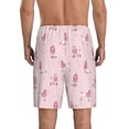 thumbnail image 3 of Kdxio Poodle Dog Print Mens Sleep Shorts Bottoms Soft Comfy Pajama Wear Pants with Drawstring Pockets, 3 of 7