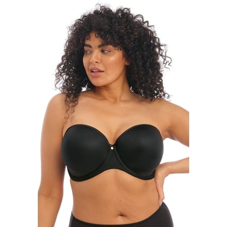 

Women s Elomi Best EL4300 Smooth Underwire Moulded Convertible Strapless Bra (Sahara 40F)