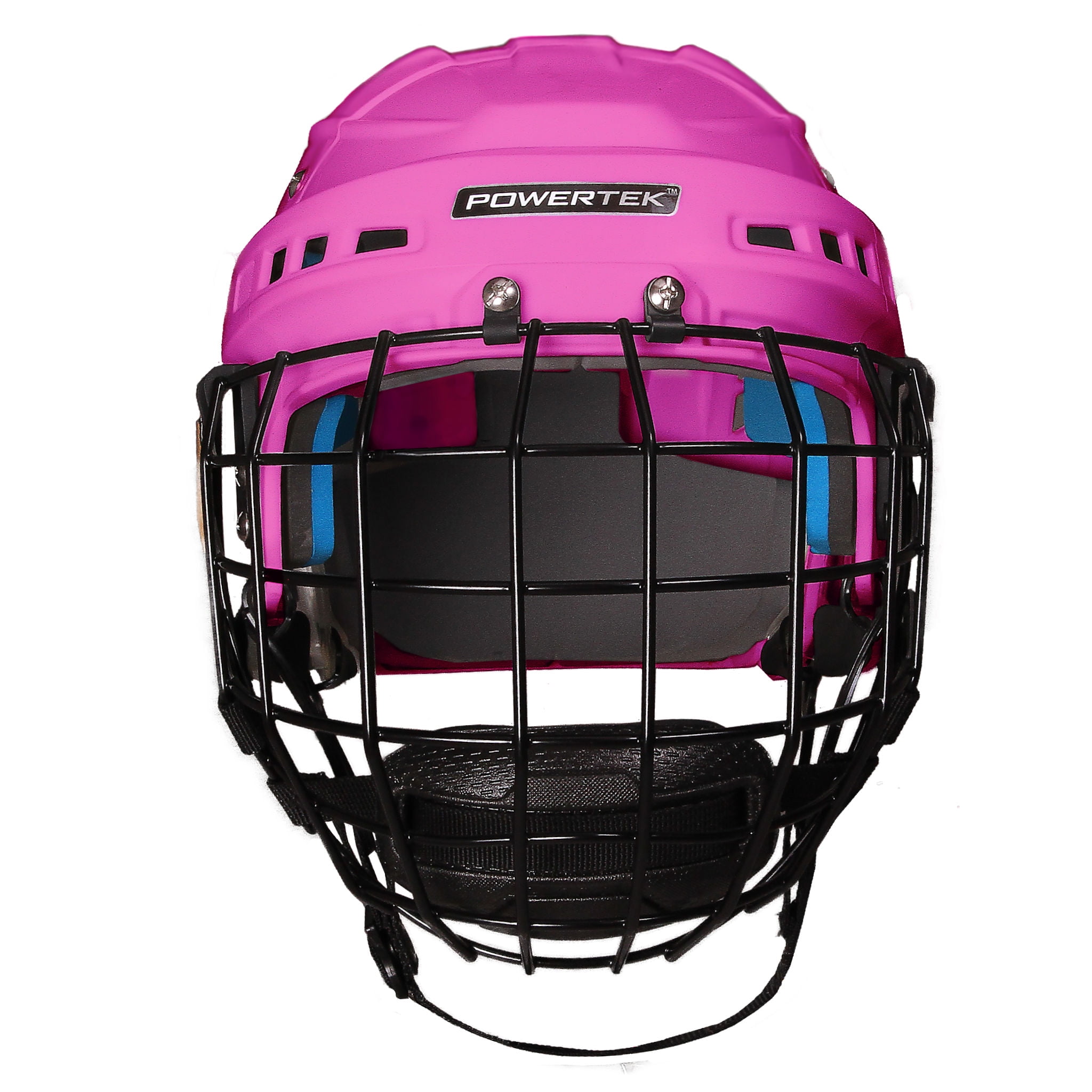V3.0 Powertek Pink Helmet with Cage - SR Medium