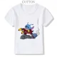 thumbnail image 2 of Camiseta de algodón con estampado de puntadas de verano para niños, nueva camiseta Kawaii de Disney para niños y niñas, ropa informal, camisetas de dibujos animados Harajuku para niños, camisetas para, 2 of 5