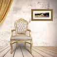 thumbnail image 3 of Wiens, James 24x11 Gold Ornate Wood Framed with Double Matting Museum Art Print Titled - Lavender Fields Panel II Crop, 3 of 4