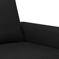thumbnail image 4 of vidaXL 2-Seater Sofa Black 140 cm Faux Leather, 4 of 5