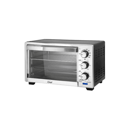 Master Chef Convection Stainless Steel Toaster Oven 6 Slice Master Chef Convection Stainless Steel Toaster Oven 6 Slice Image 1 Of