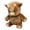 Brown, variant on LOWLHOME Cute Running Highland Cow Plush Toy, 23.7inch Running Cow Plush, Moving Legs Stuffed Animal Toy, Soft And Cuddly Farm Animal Doll, Cozy Huggable Gift for Adult(Brown)