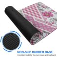 thumbnail image 6 of Long Mouse Pads for Desk,Pioneer Flower Floral Print Pattern Desk Mats on Top Of Desks, Desk Mouse Pad Extra Large with 3mm Non-Slip Base and Stitched Edge for Gaming,Office,Work,Home 35.4"x15.7", 6 of 6