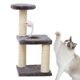 thumbnail image 5 of 1 árbol para gatos de interior, torre grande para gatos, diseño de árbol rascador para gatos, diseño de revestimiento múltiple, gato acostado y descansando sin escombros, adecuado para gatitos JM Papelería, 5 of 5