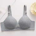 thumbnail image 6 of Sentmoon Womens Bras Plus Size Seamless Bras for Women No Underwires Adjustable Strap Stretchy Underwear Solid Color Yoga Sports Bra Stylish for Beach Gray L, 6 of 9