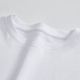 thumbnail image 6 of Iugvhana Big and Tall T-Shirts for Men Loose Casual Long Sleeve Round Neck Blouses Shirts Streetwear Trendy Shirt Top White#1 XXXXL, 6 of 8