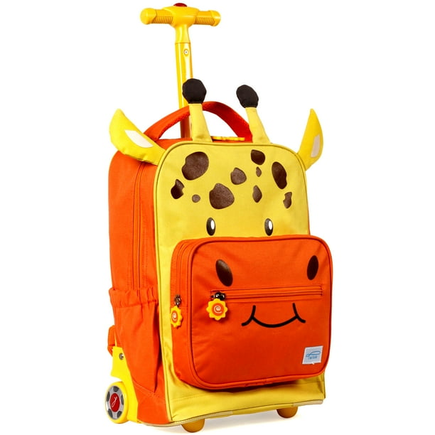 Mochila enrollable TWISE Side-Kick Preschool para niños con forma de jirafa