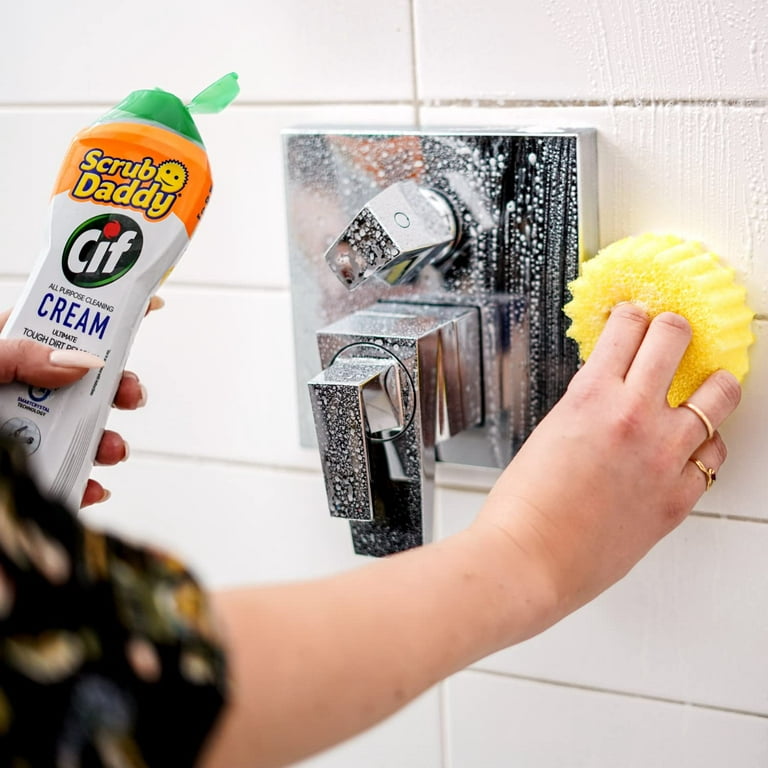 CIF cream cleanser 🙏🏻⁠ ⁠ Our go-to for all stove-tops and sinks.⁠ ⁠ When  paired with the Scrub Daddy you're going to have tip-top shiny…