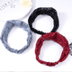 thumbnail image 4 of Diademas de encaje para mujer - 4 PCS Impresionantes diademas de encaje floral anchas y elásticas - bufandas para el cabello para mujer a la moda, 4 of 5
